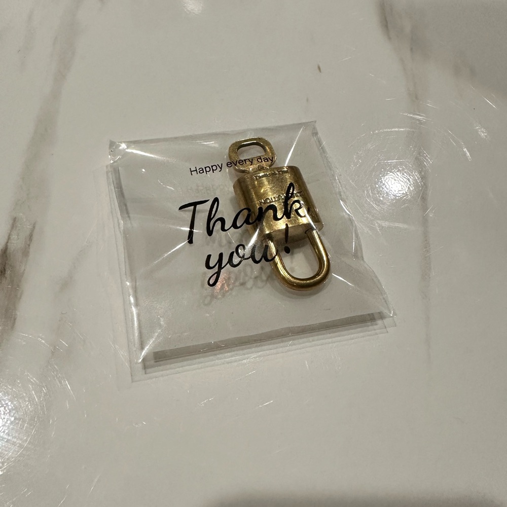 LV Gold Lock and Key 301
